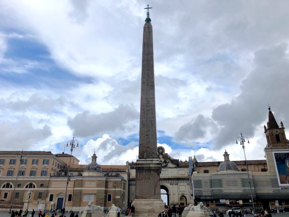 Flaminio Obelisk and Fontana dell' Obelisco, Piazza del Po… 