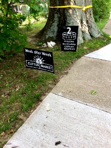Clifton Market Support Signs, Evanswood Place, Clifton, Ci… 