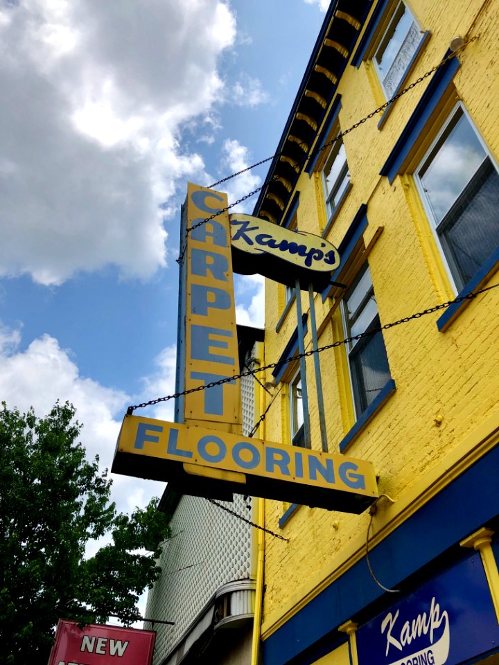 Kamp's Carpet Flooring Sign, Newport, KY 