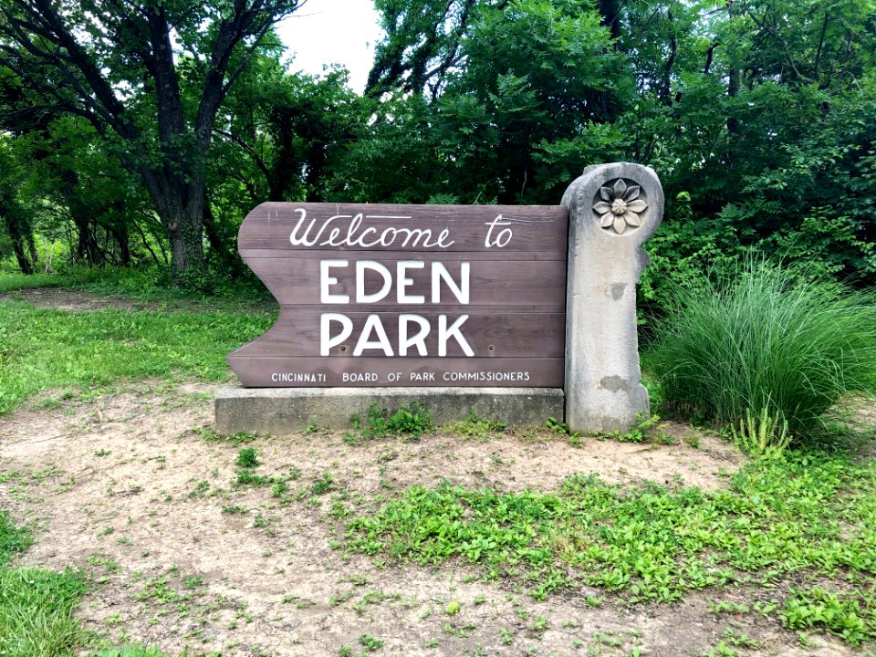 Eden Park Welcome Sign, Eden Park, Walnut Hills, Cincinnat… 