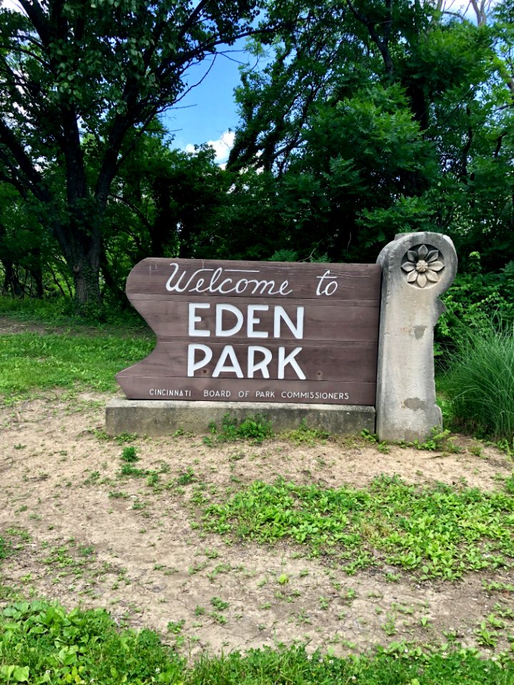 Eden Park Welcome Sign, Eden Park, Walnut Hills, Cincinnat… 