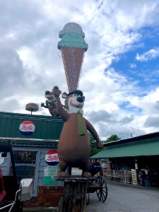 Piggy's Ice Cream Sign, Piggy's Ice Cream-Harry's Grille, … photo