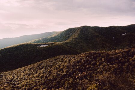 Mountains nature shrubs photo