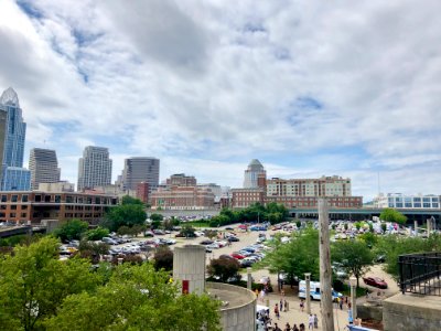 View from the Purple People Bridge, Cincinnati, OH 