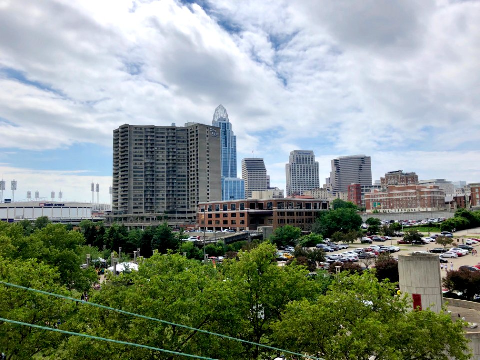 View from the Purple People Bridge, Cincinnati, OH 