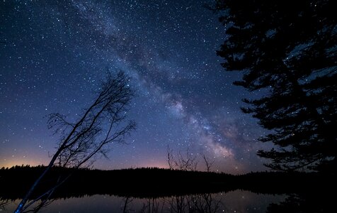 Campfire canada darkness photo