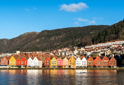 Scandinavia architecture reflection photo