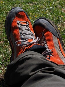Hiking outdoor shoelaces photo