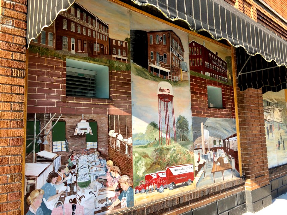 Mural, 2nd Street, Aurora, IN 