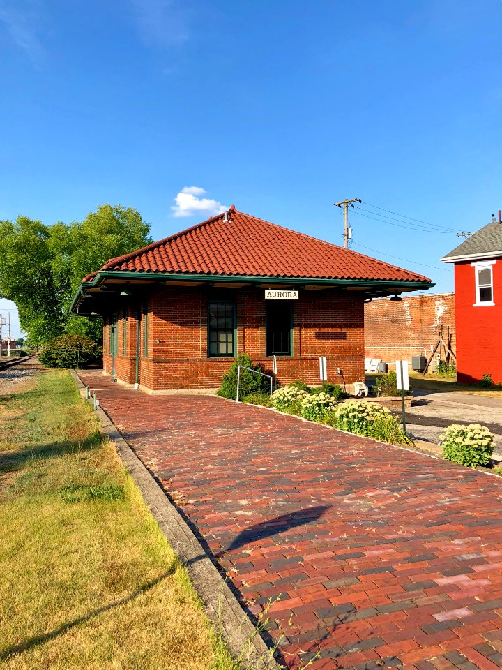 Baltimore & Ohio Railroad Station, Aurora, IN 