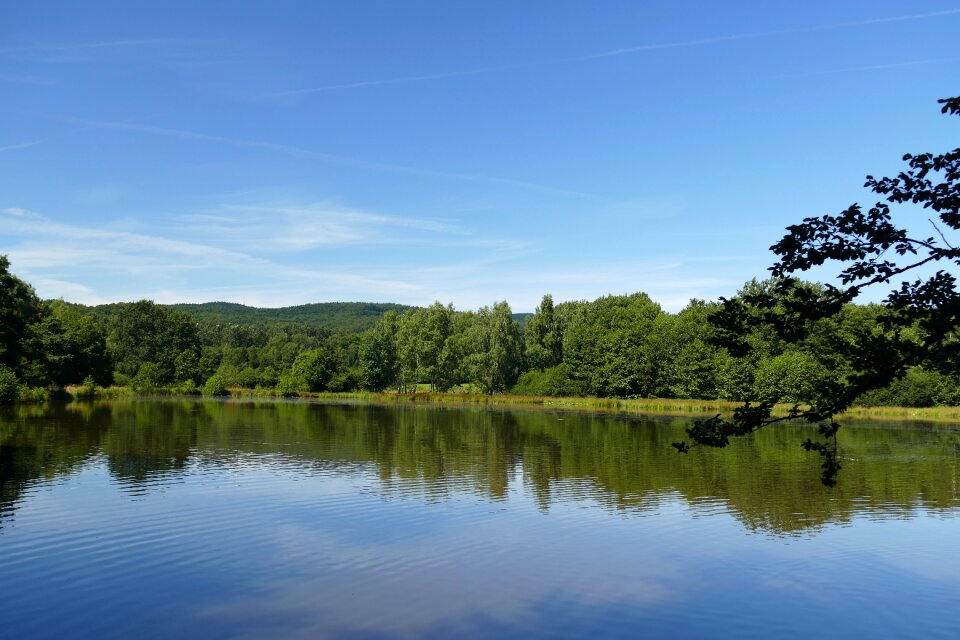 Ponds landscape idyllic photo