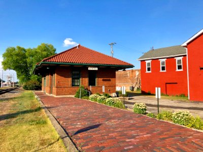Baltimore & Ohio Railroad Station, Aurora, IN 