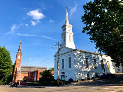 First Presbyterian Church and St. Mary's Catholic Church, … 