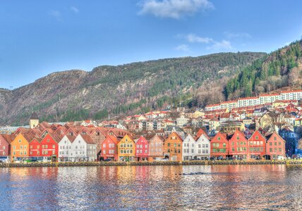 Scandinavia architecture reflection photo