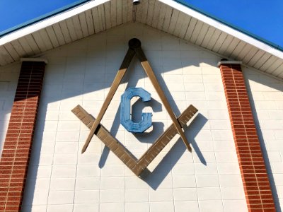 Masonic Lodge Symbol, Rising Sun, IN 