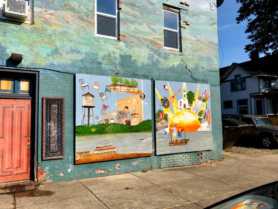 Historical Murals, Rising Sun, IN 