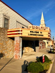 Walnut Theater Marquee, Lawrenceburg, IN photo