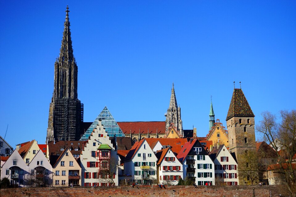 City wall downtown center
