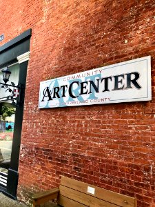 Sign, Community Art Center of Switzerland County, Vevay, I… 