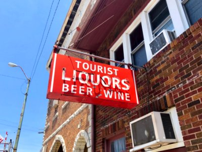 Tourist Liquors SIgn, Osgood, Indiana 