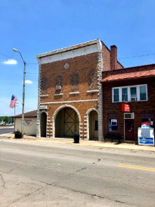 Old Osgood Fire Station and Masonic Hall, Osgood, Indiana 