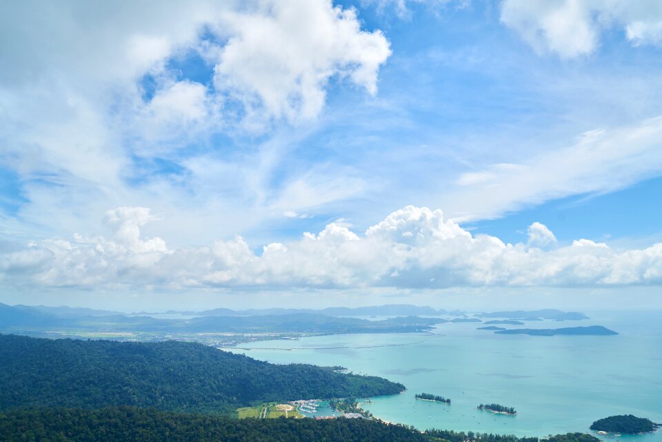 Landscape sky blue