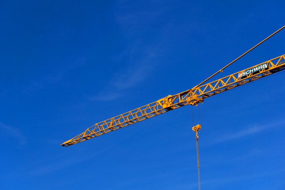 Site cranes construction work