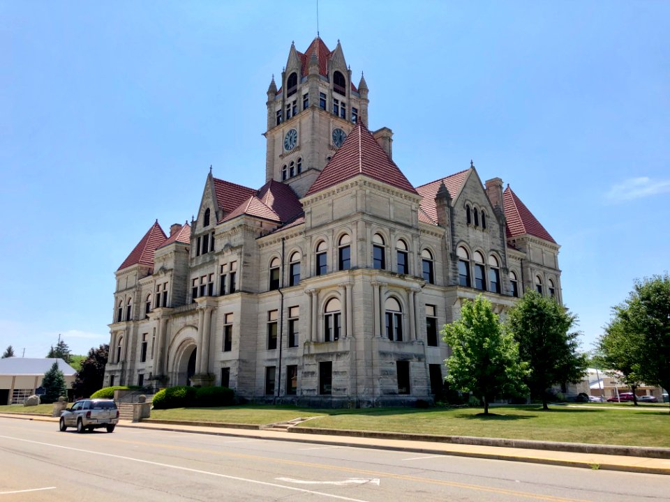 Rush County Courthouse, Rushville, IN 