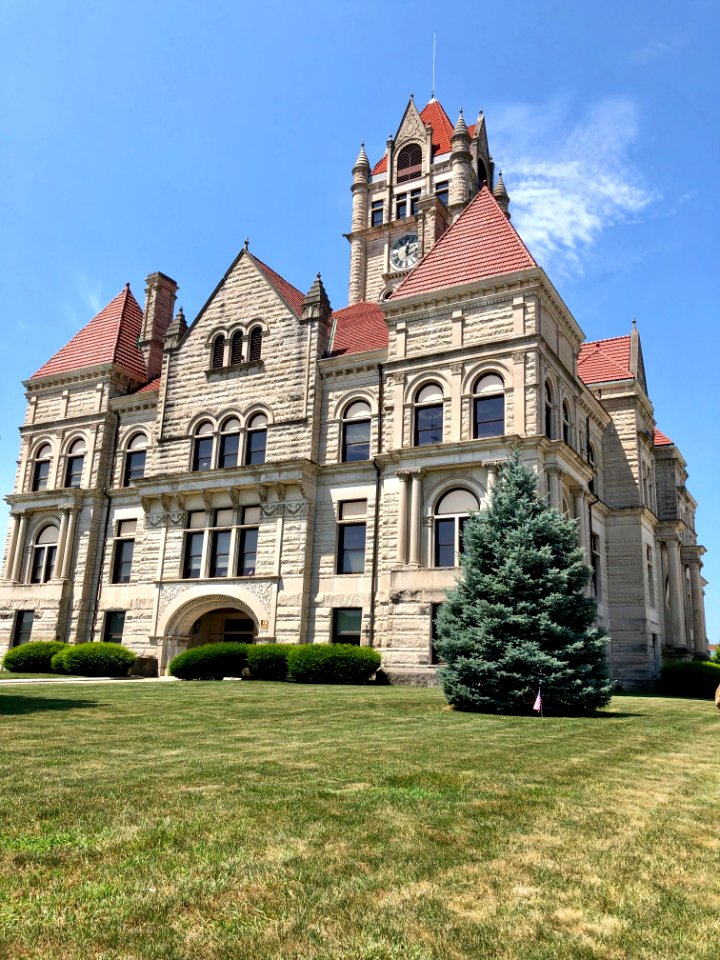 Rush County Courthouse, Rushville, IN 