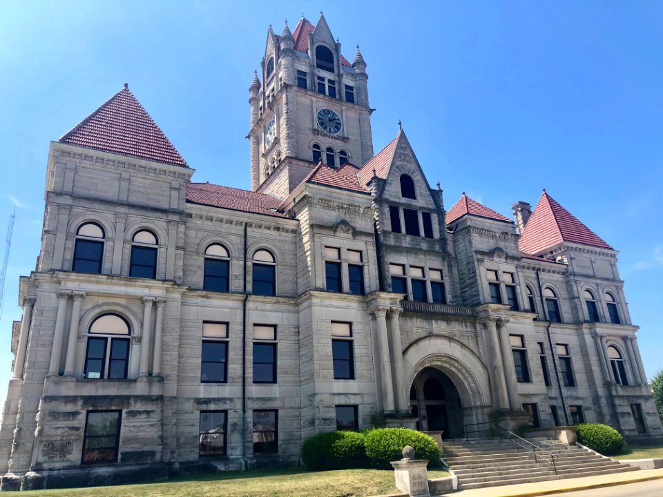 Rush County Courthouse, Rushville, IN 