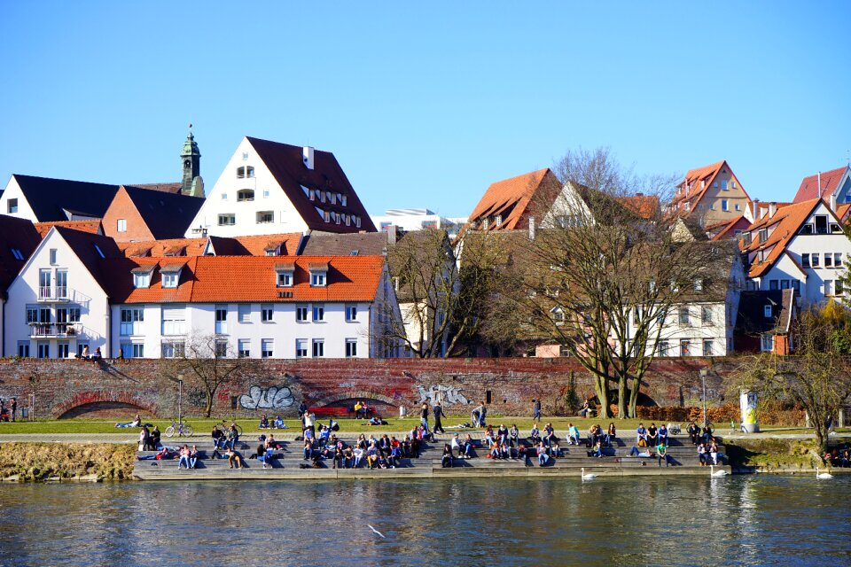 City wall downtown center