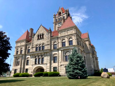 Rush County Courthouse, Rushville, IN 