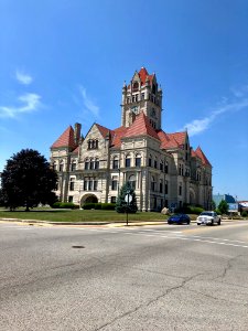 Rush County Courthouse, Rushville, IN 