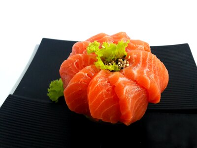 Sushi salmon sashimi