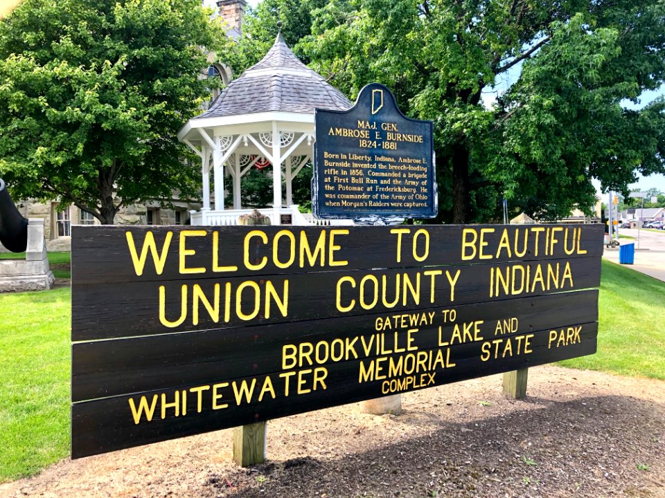 Union County Welcome Sign, Liberty, IN 