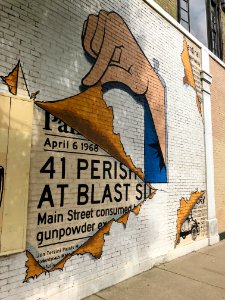 Richmond Gas Explosion Mural, Richmond, IN 