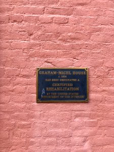 Certified Rehabilitation Plaque, 3rd Street, Madison, IN 