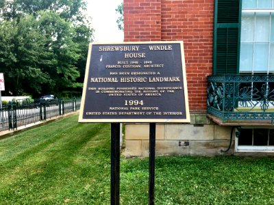 Historical Marker, Shrewsbury-Windle House, Madison, IN 