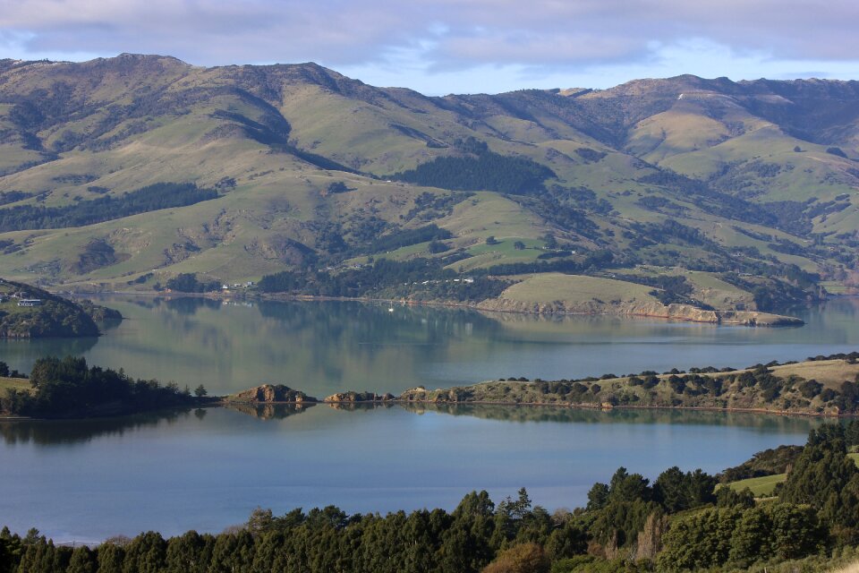 Banks peninsula onawe new zealand