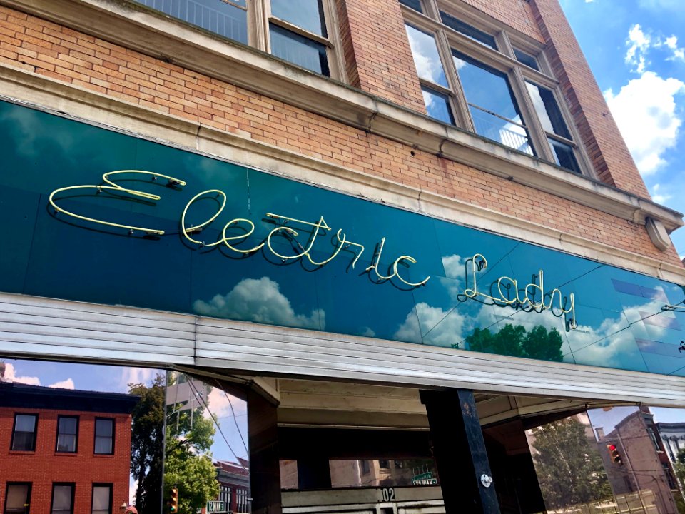 Electric Lady Sign, Madison, IN 