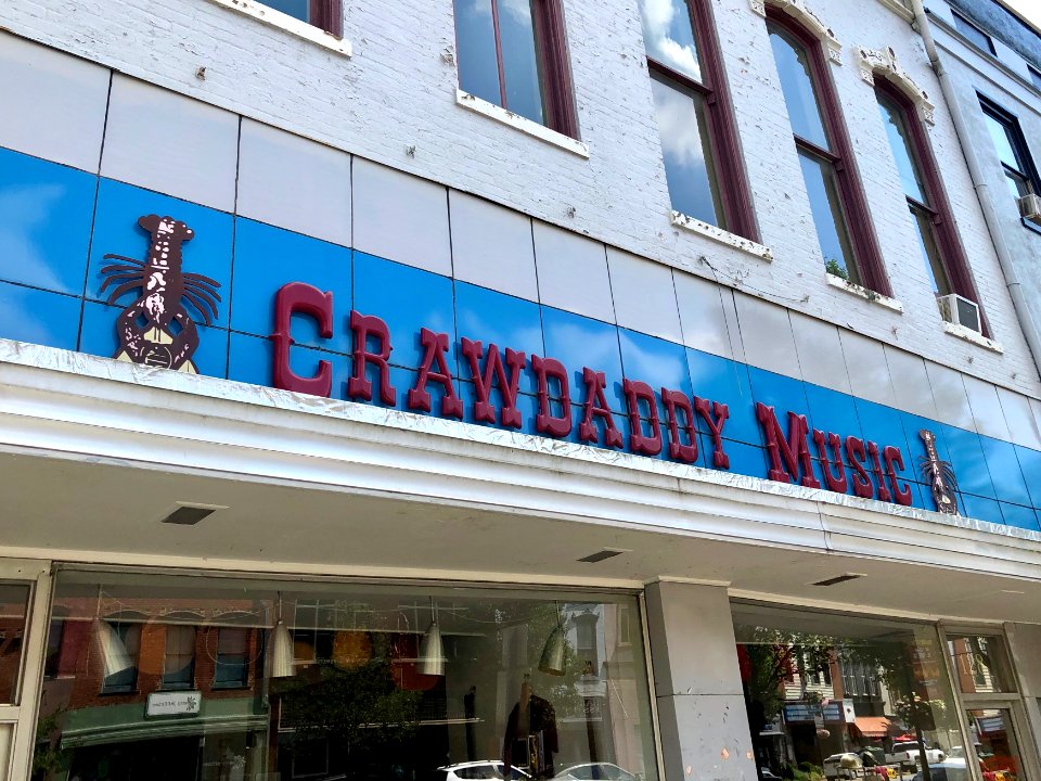 Crawdaddy Music Sign, Madison, IN 