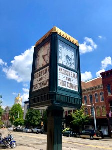 Madison Bank and Trust Company Clock, Madison, IN 