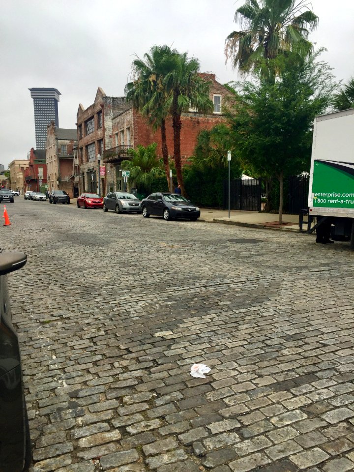 Cobblestone Street, New Orleans, LA 