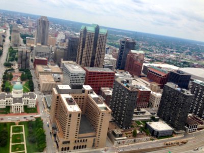 View from Gateway Arch, St. Louis, MO 