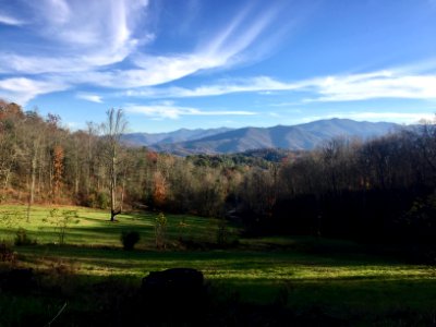 View of the Blue Ridge Mountains, Somewhere Near Sylva, NC… 