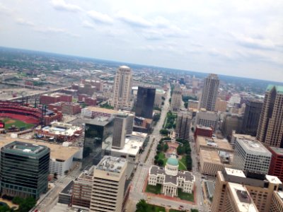 View from Gateway Arch, St. Louis, MO 