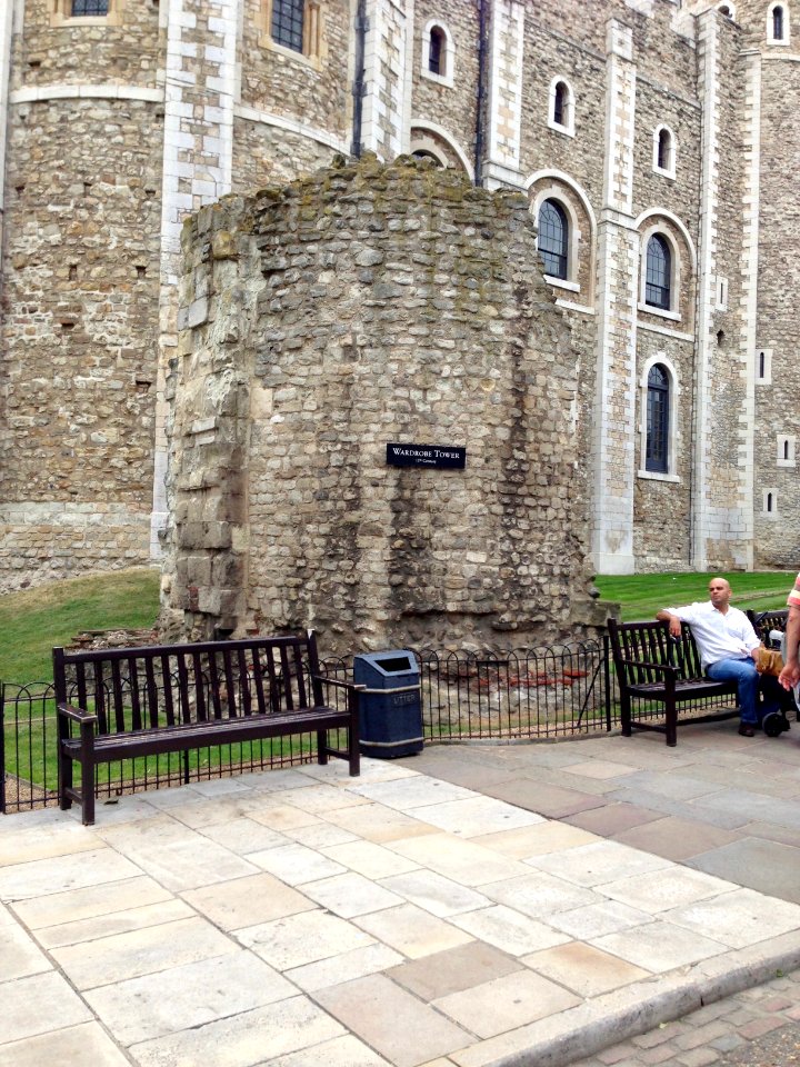 Ruins of the Wardrobe Tower, Tower of London, London, Engl… 