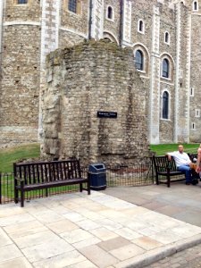 Ruins of the Wardrobe Tower, Tower of London, London, Engl… 