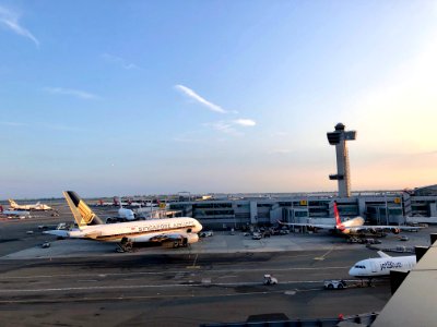 View from Pool Deck, TWA Hotel, John F. Kennedy Internatio… 
