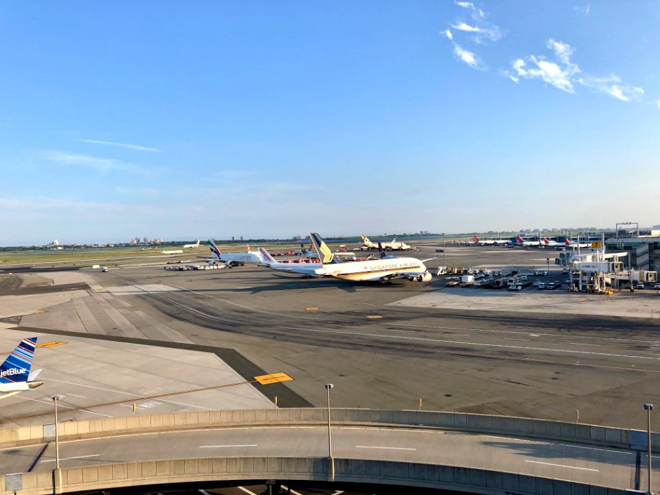 View from Pool Deck, TWA Hotel, John F. Kennedy Internatio… 